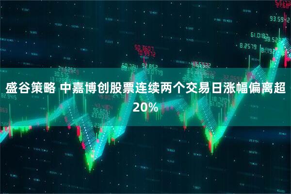 盛谷策略 中嘉博创股票连续两个交易日涨幅偏离超20%