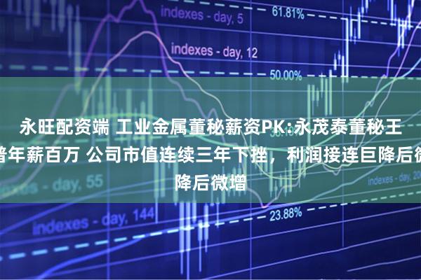 永旺配资端 工业金属董秘薪资PK:永茂泰董秘王光普年薪百万 公司市值连续三年下挫,利润接连巨降后微增